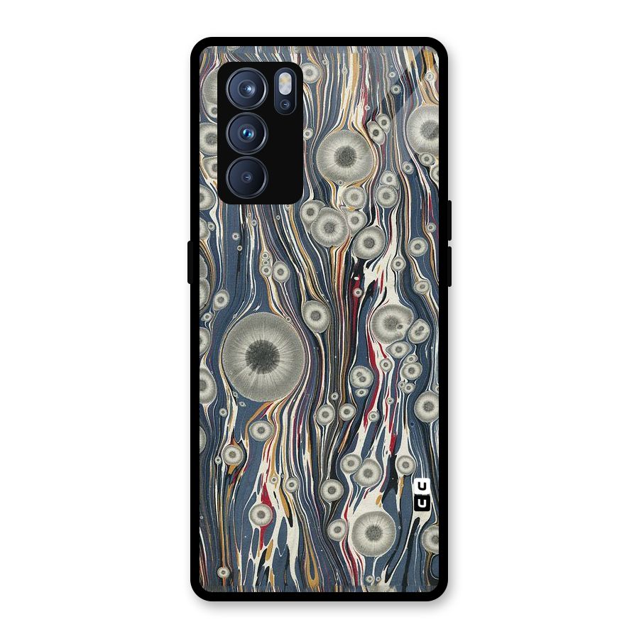 Mini Circles Glass Back Case for Oppo Reno6 Pro 5G