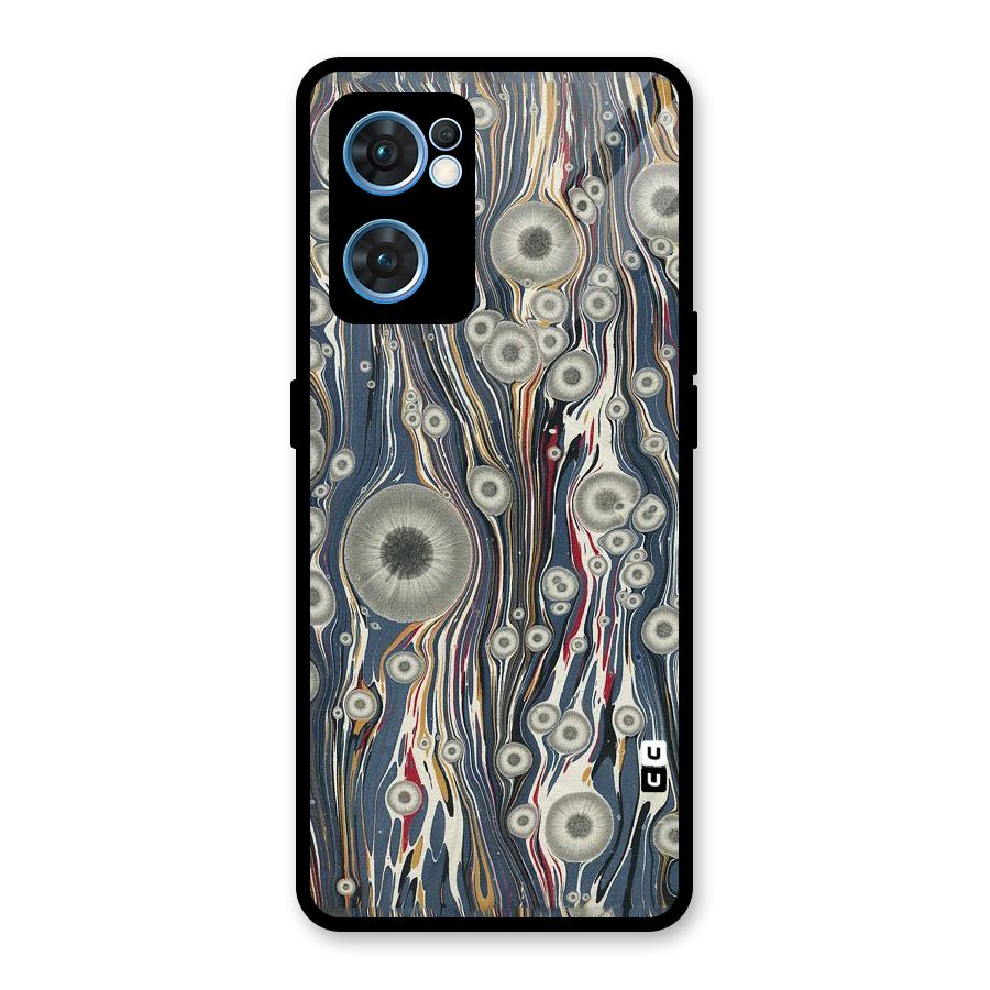 Mini Circles Glass Back Case for Oppo Reno7 5G