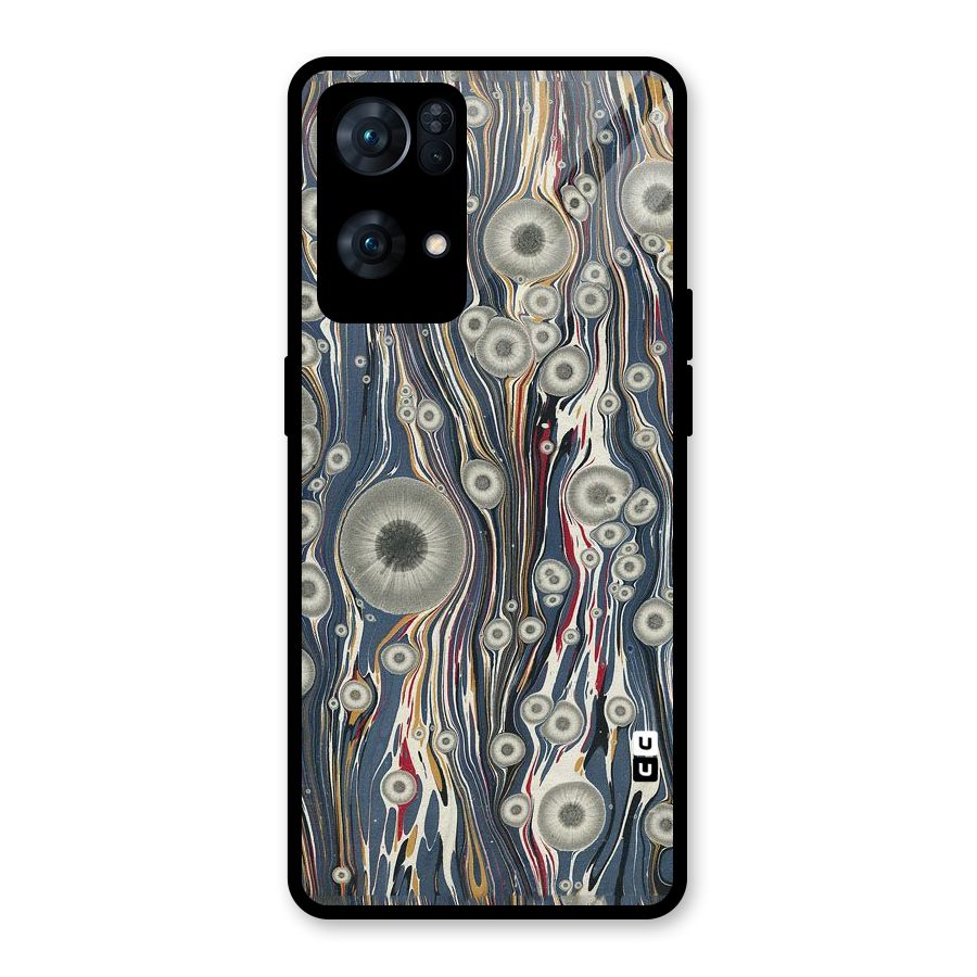 Mini Circles Glass Back Case for Oppo Reno7 Pro 5G