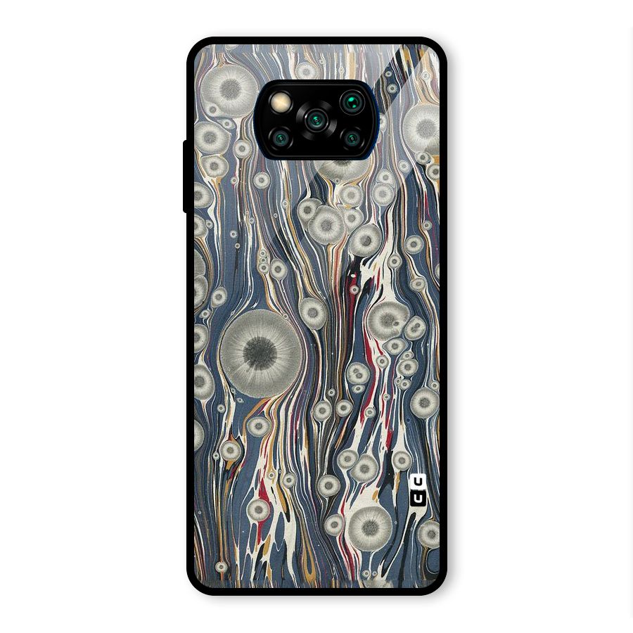 Mini Circles Glass Back Case for Poco X3 Pro