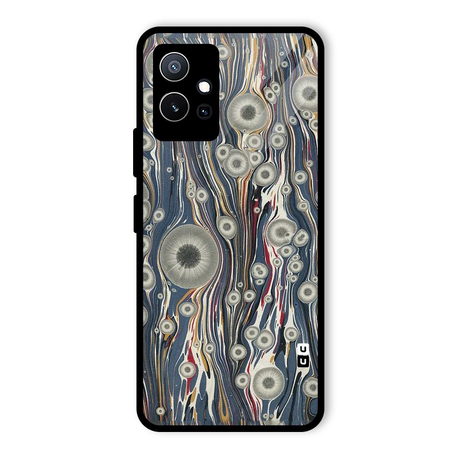 Mini Circles Glass Back Case for Vivo T1 5G