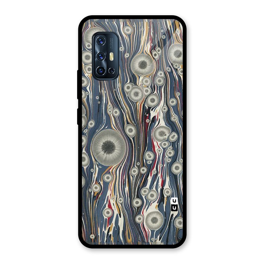 Mini Circles Glass Back Case for Vivo V17