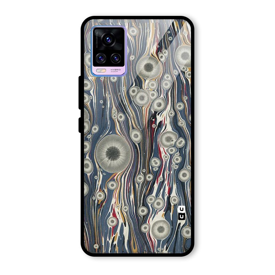Mini Circles Glass Back Case for Vivo V20 Pro