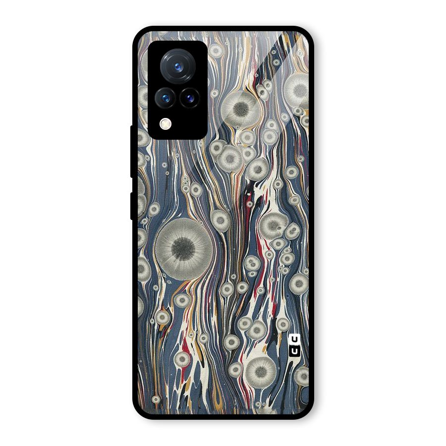 Mini Circles Glass Back Case for Vivo V21 5G