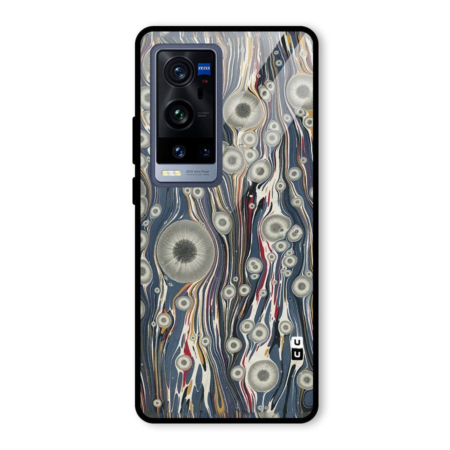 Mini Circles Glass Back Case for Vivo X60 Pro Plus