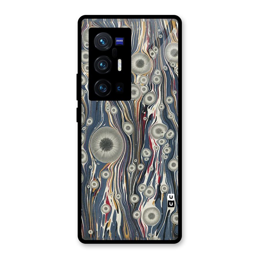 Mini Circles Glass Back Case for Vivo X70 Pro Plus