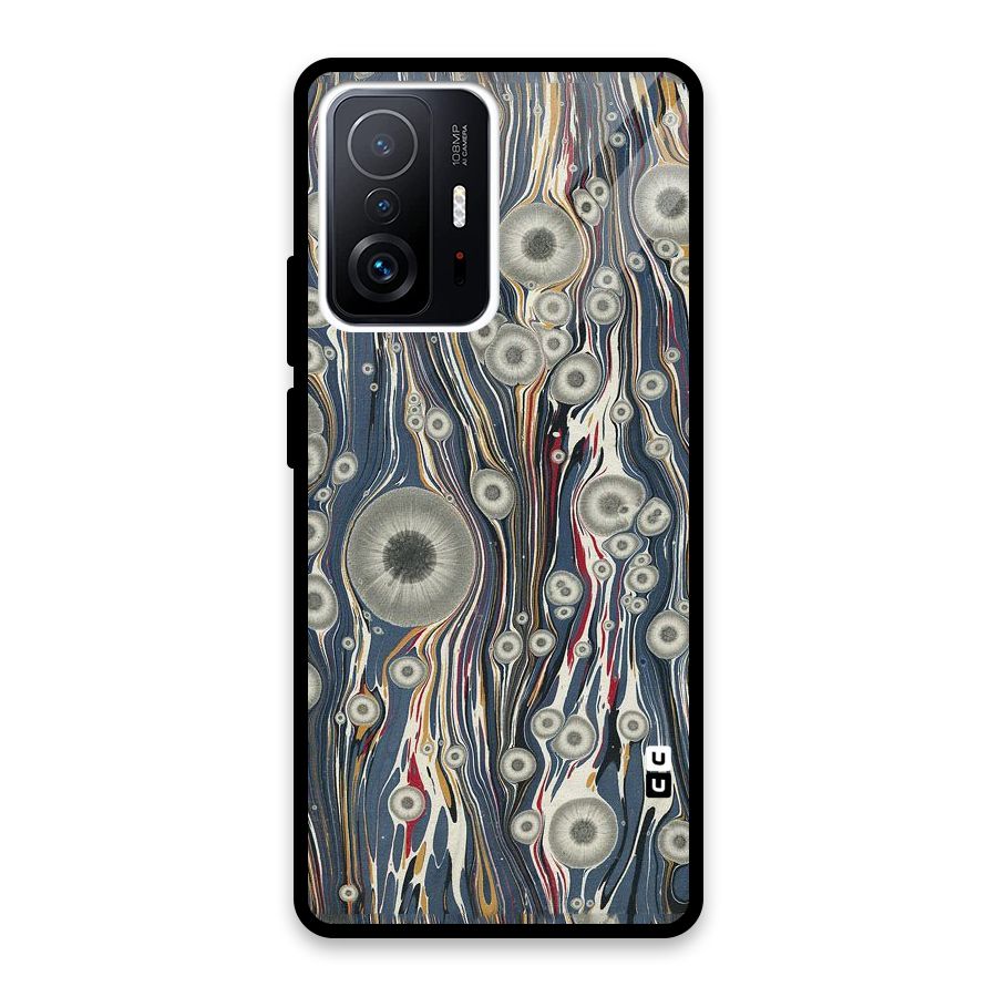Mini Circles Glass Back Case for Xiaomi 11T Pro