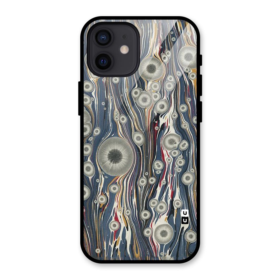 Mini Circles Glass Back Case for iPhone 12