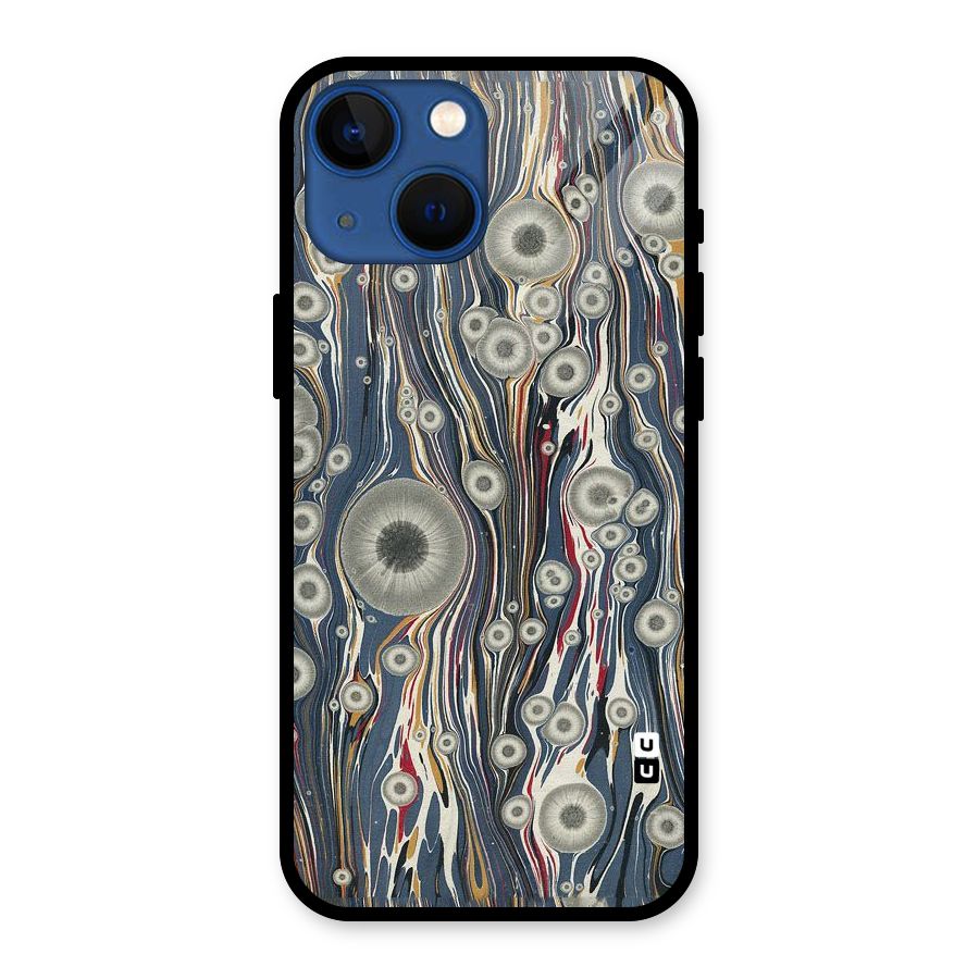 Mini Circles Glass Back Case for iPhone 13 Mini