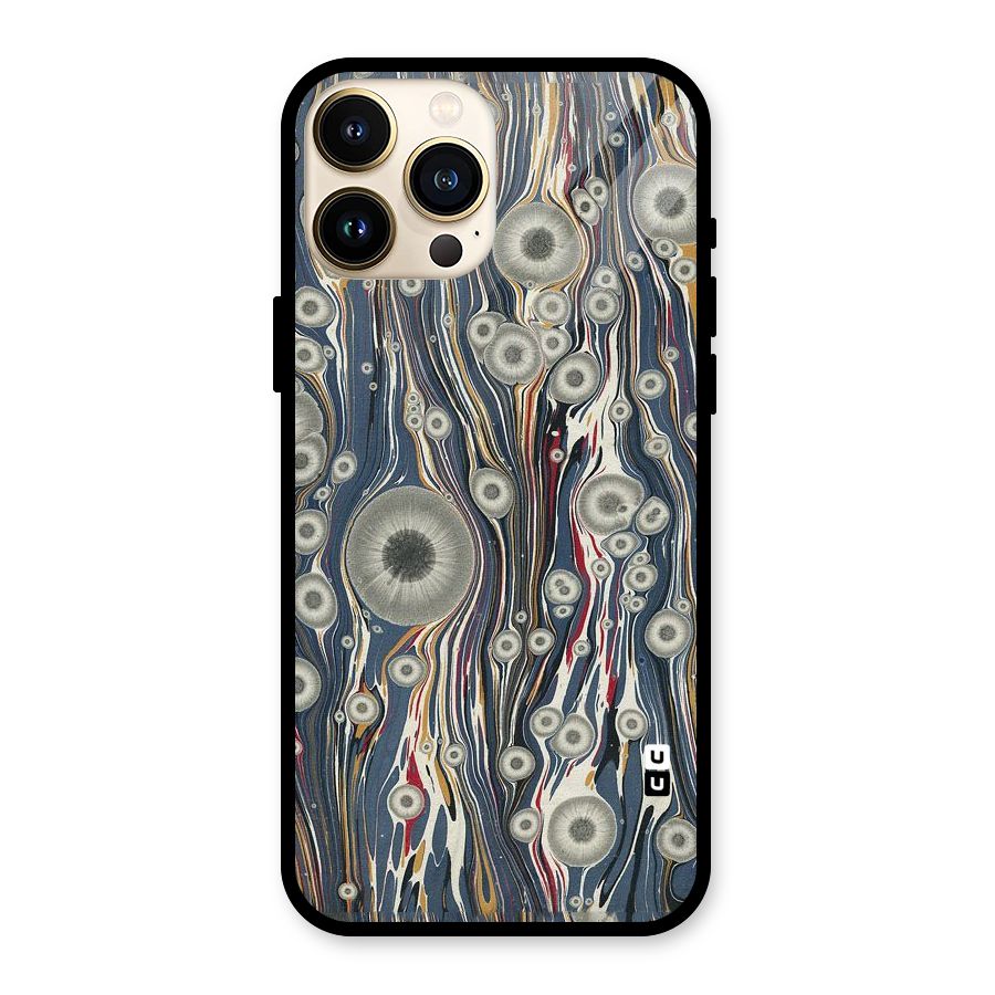 Mini Circles Glass Back Case for iPhone 13 Pro Max