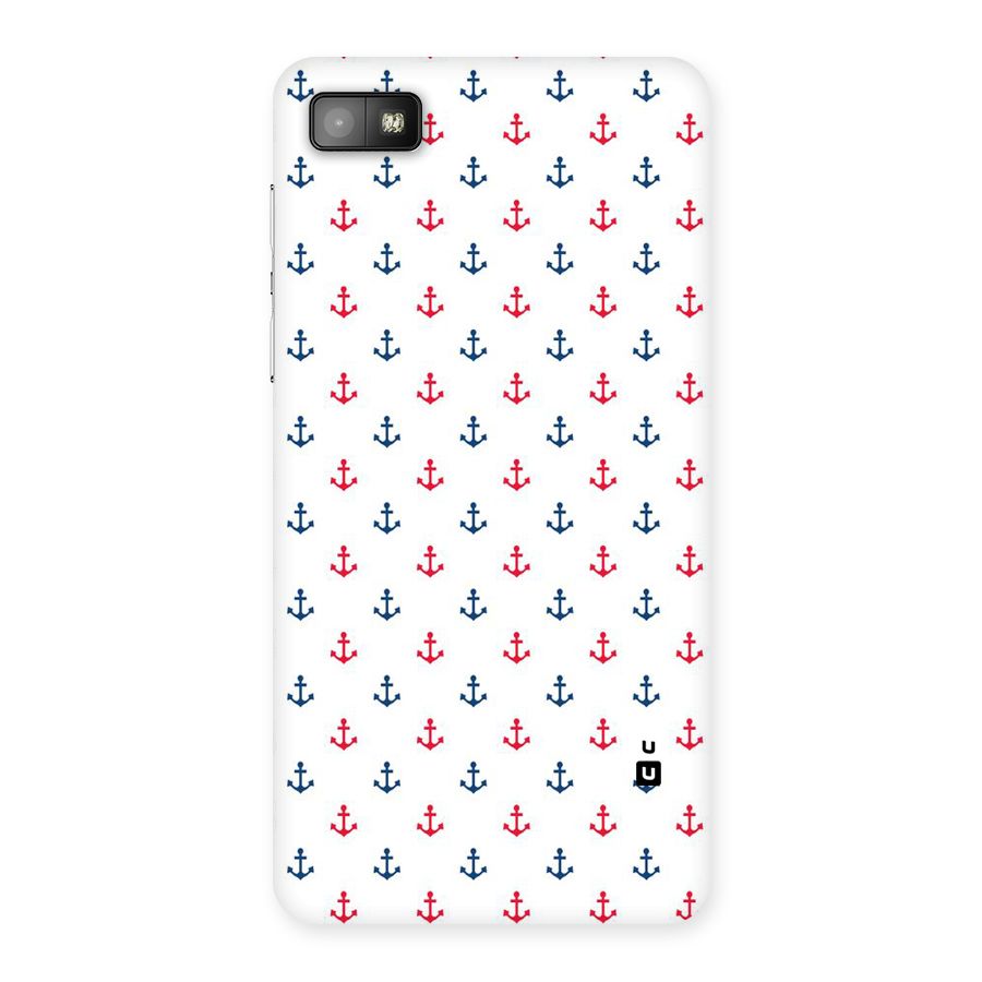 Minimal Anchor Pattern Back Case for Blackberry Z10