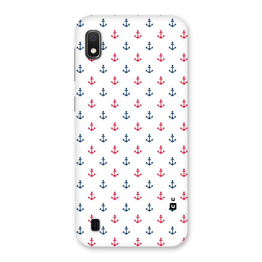 Minimal Anchor Pattern Back Case for Galaxy A10