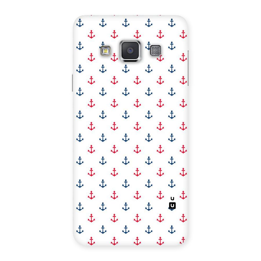 Minimal Anchor Pattern Back Case for Galaxy A3