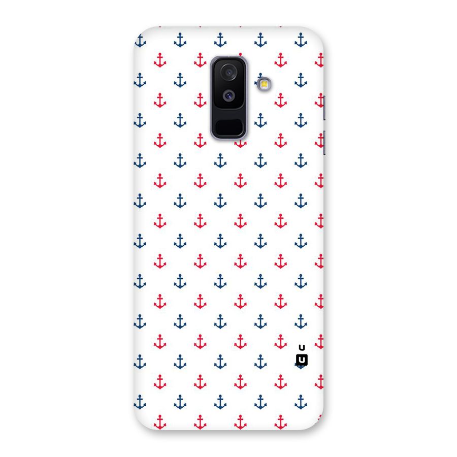Minimal Anchor Pattern Back Case for Galaxy A6 Plus