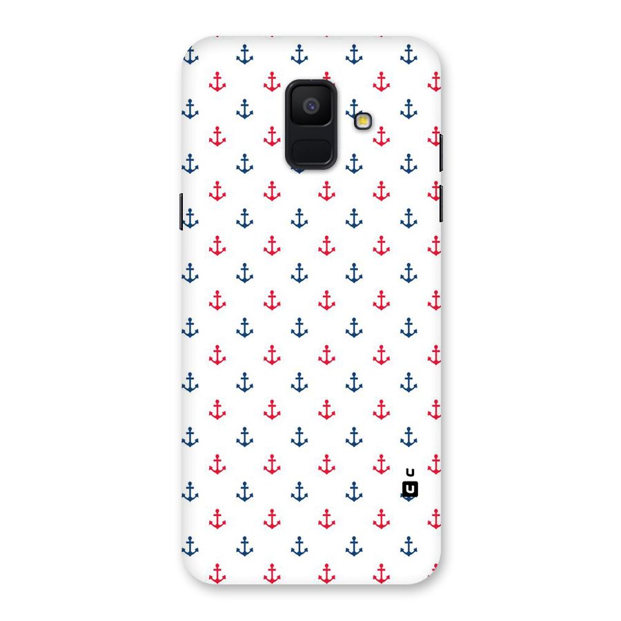 Minimal Anchor Pattern Back Case for Galaxy A6 (2018)