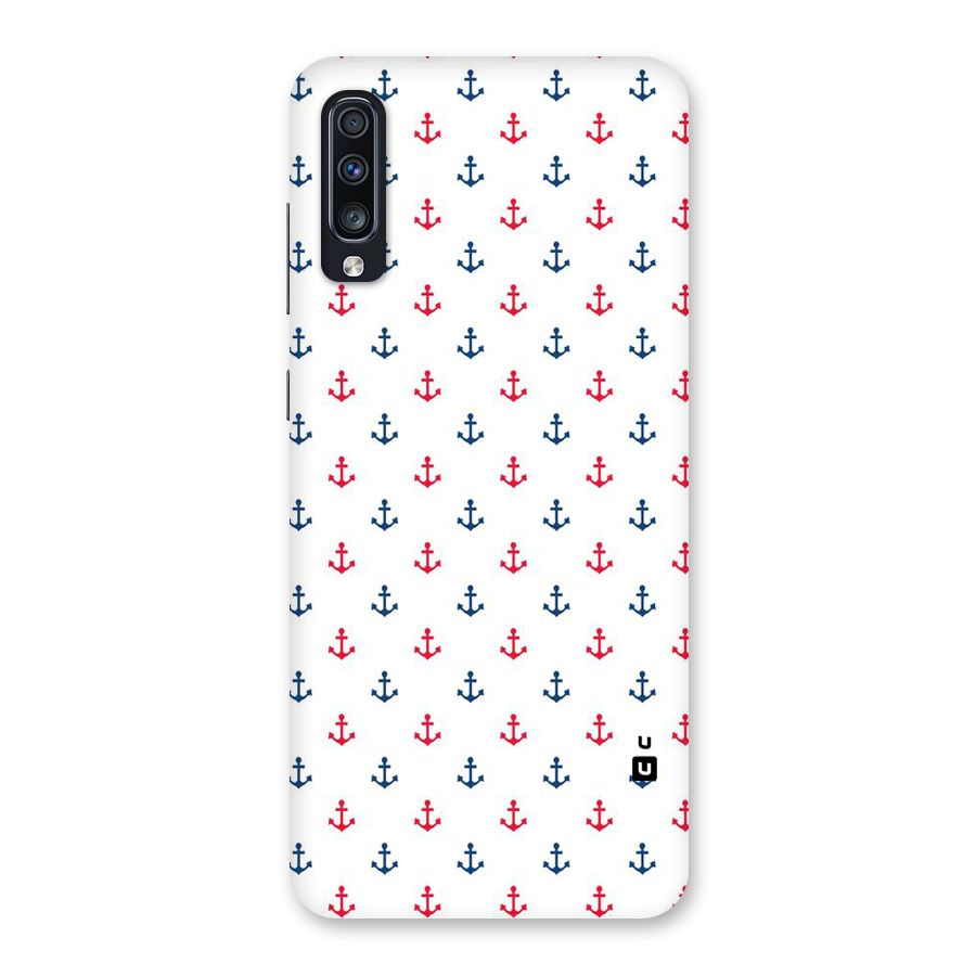 Minimal Anchor Pattern Back Case for Galaxy A70