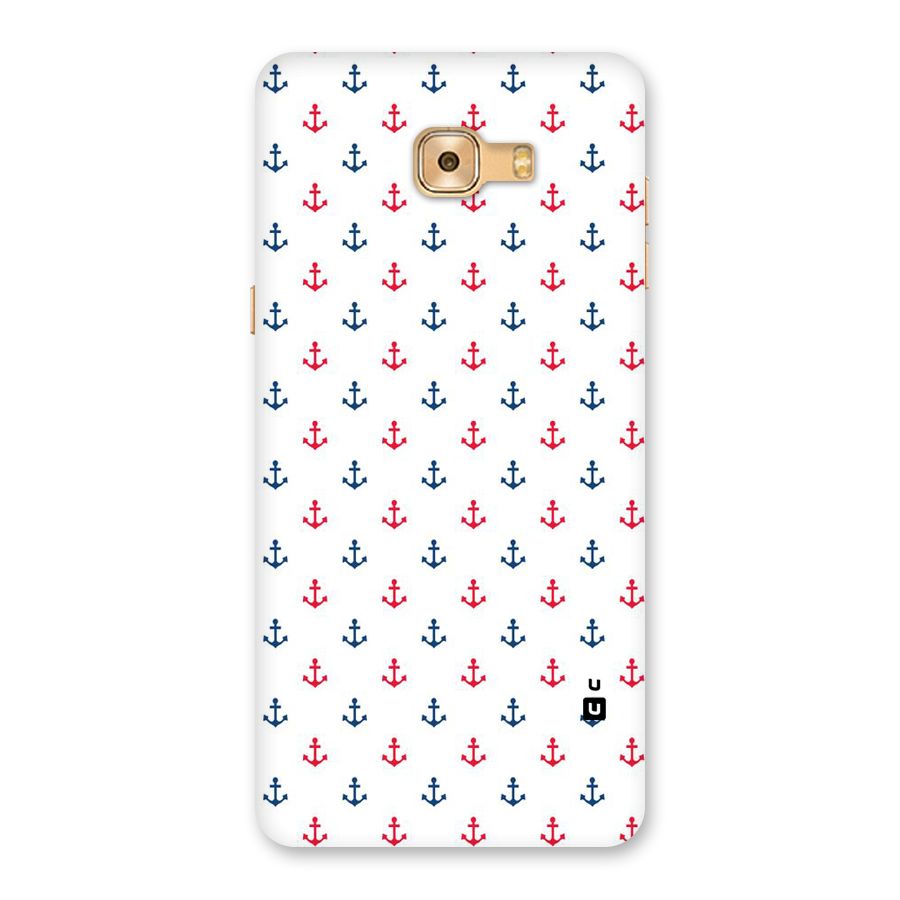 Minimal Anchor Pattern Back Case for Galaxy C9 Pro