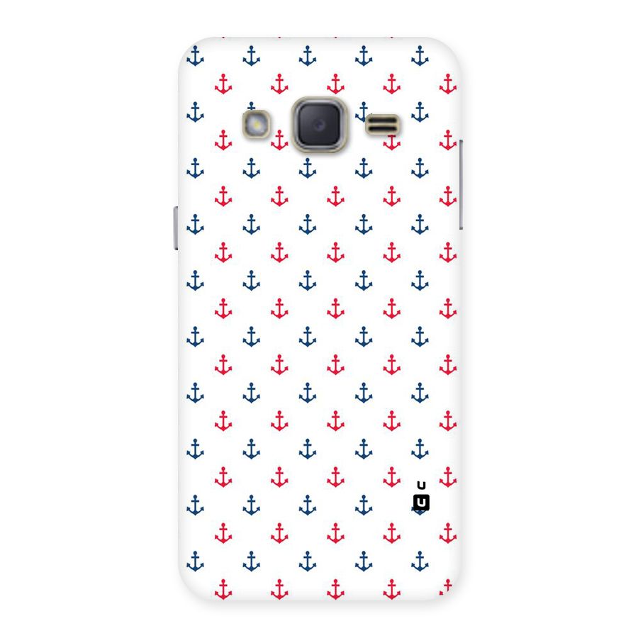 Minimal Anchor Pattern Back Case for Galaxy J2