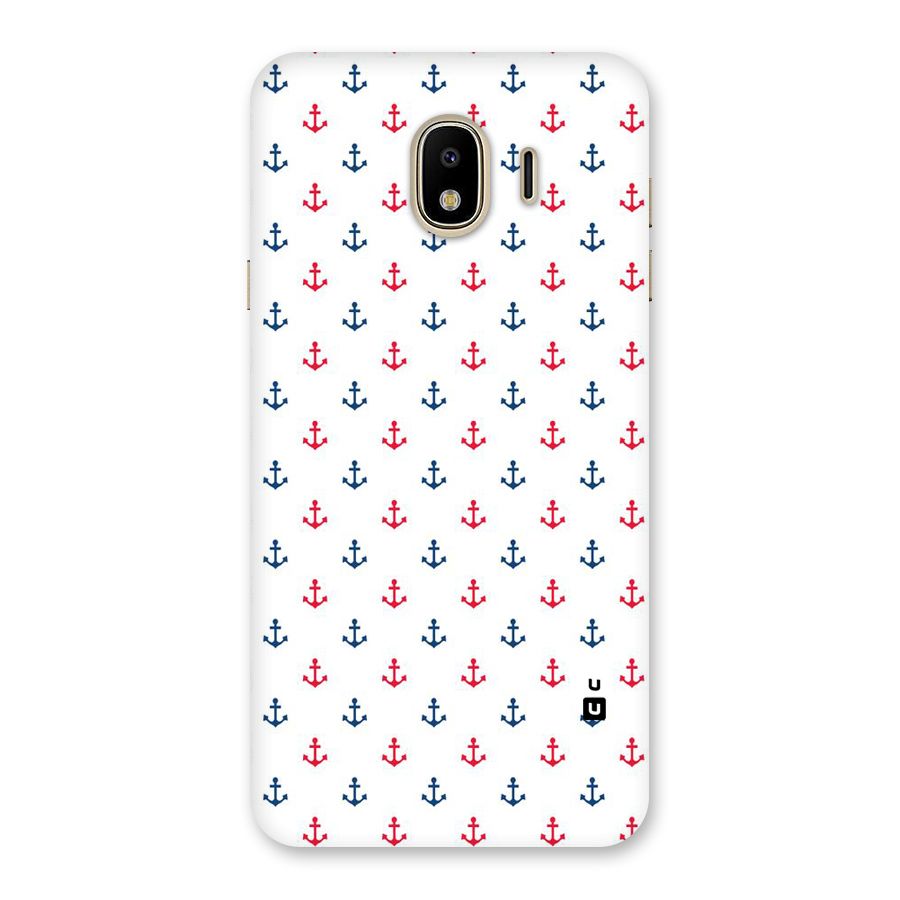 Minimal Anchor Pattern Back Case for Galaxy J4