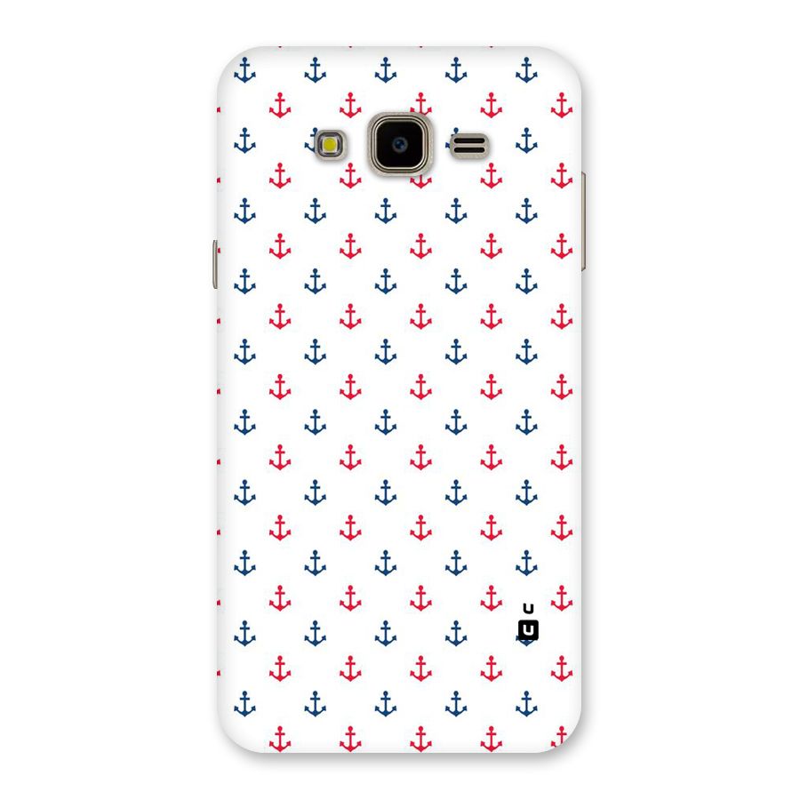 Minimal Anchor Pattern Back Case for Galaxy J7 Nxt
