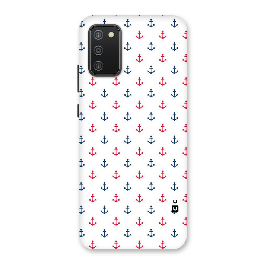 Minimal Anchor Pattern Back Case for Galaxy M02s