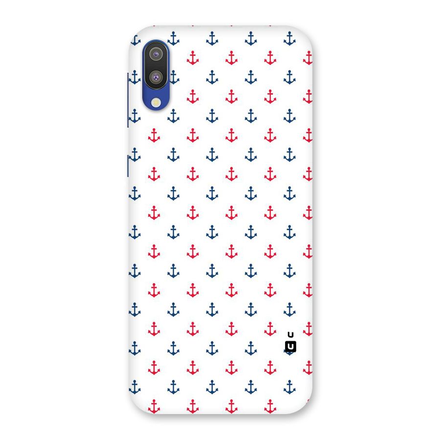 Minimal Anchor Pattern Back Case for Galaxy M10