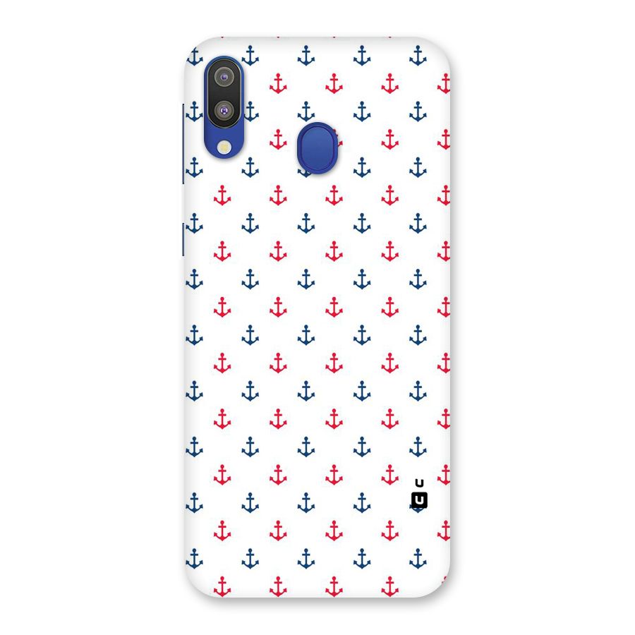 Minimal Anchor Pattern Back Case for Galaxy M20