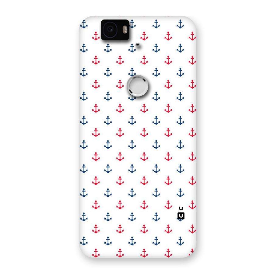 Minimal Anchor Pattern Back Case for Google Nexus-6P