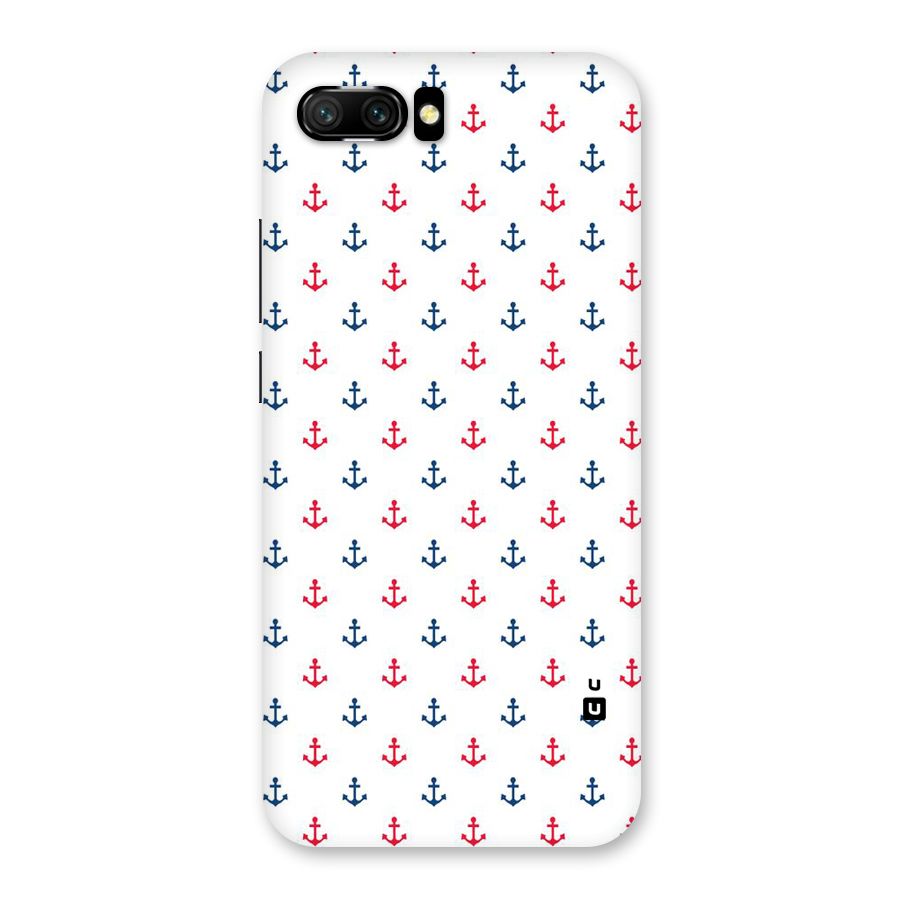 Minimal Anchor Pattern Back Case for Honor 10