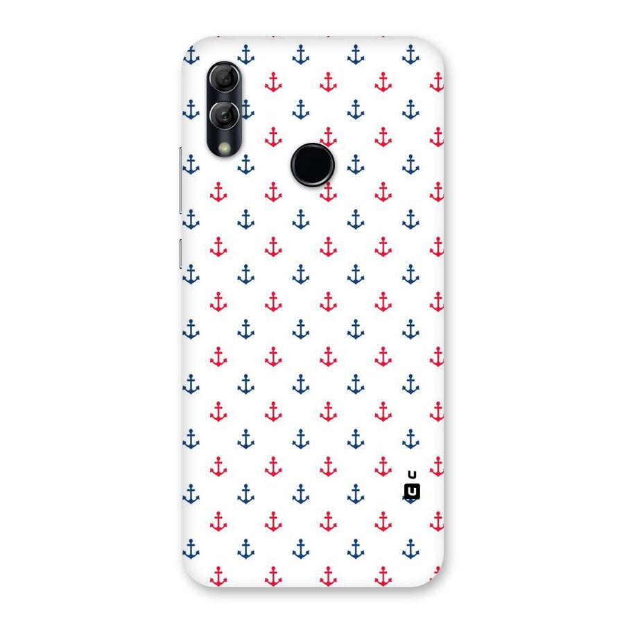 Minimal Anchor Pattern Back Case for Honor 10 Lite