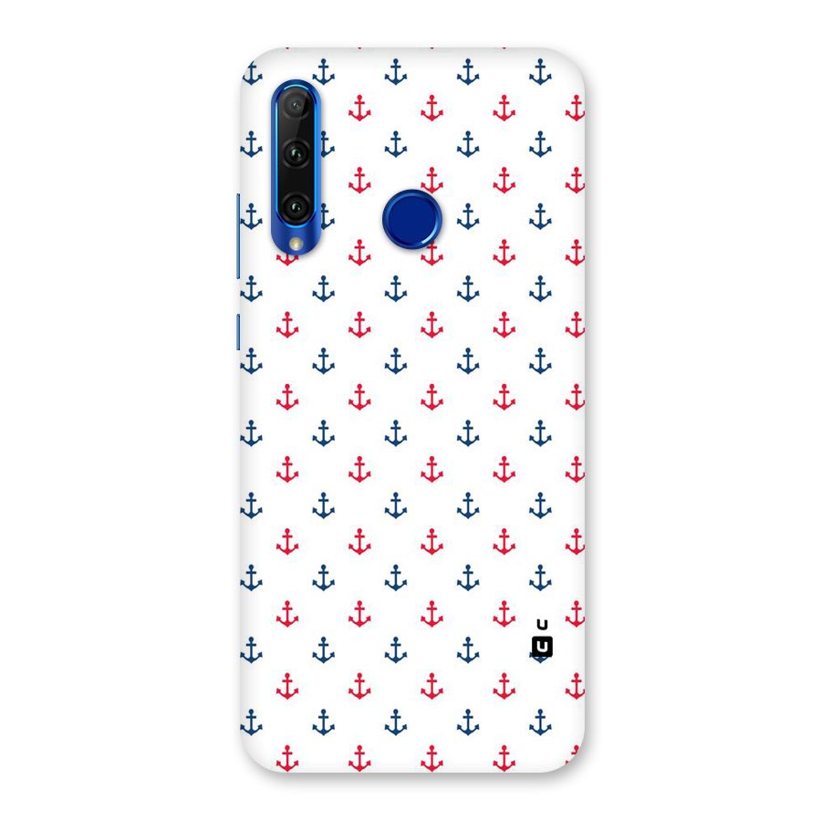 Minimal Anchor Pattern Back Case for Honor 20i