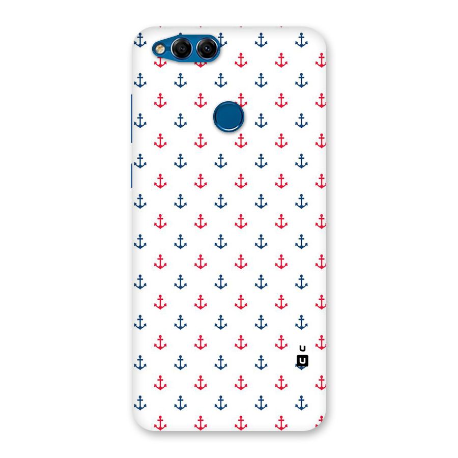 Minimal Anchor Pattern Back Case for Honor 7X