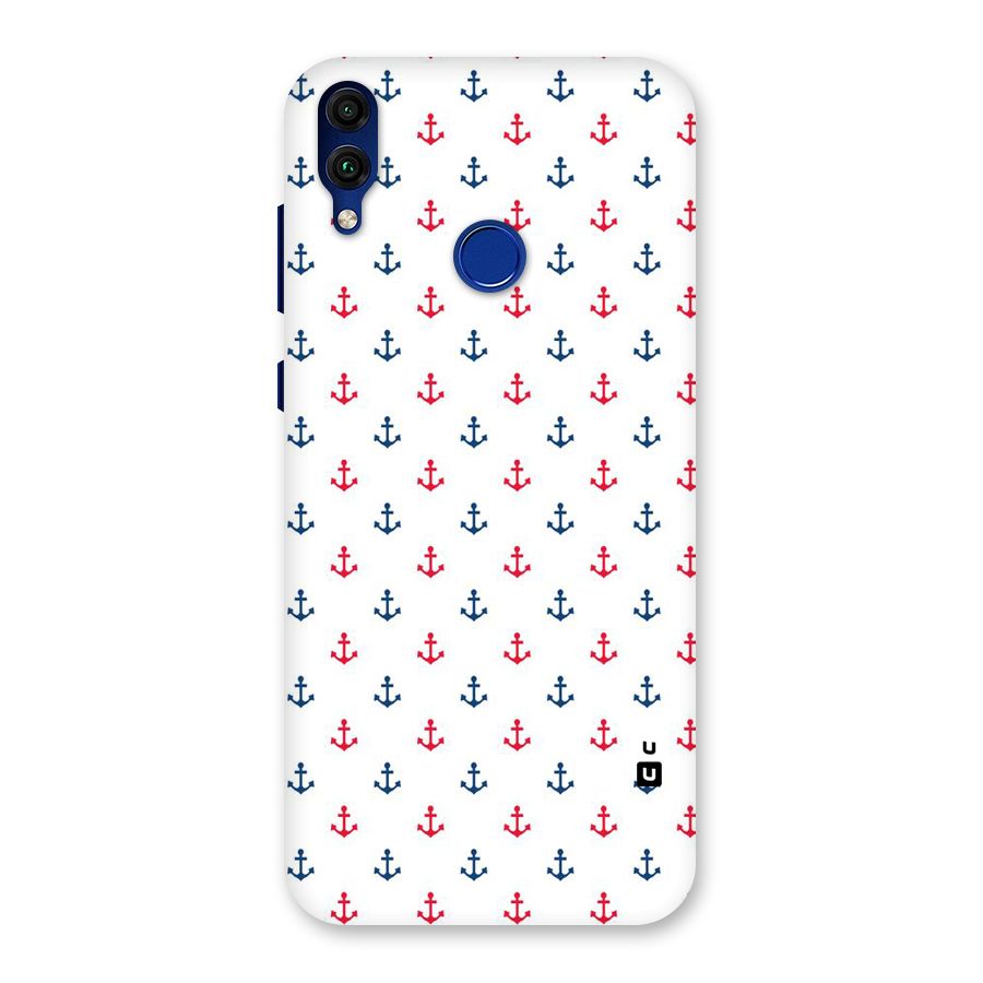 Minimal Anchor Pattern Back Case for Honor 8C