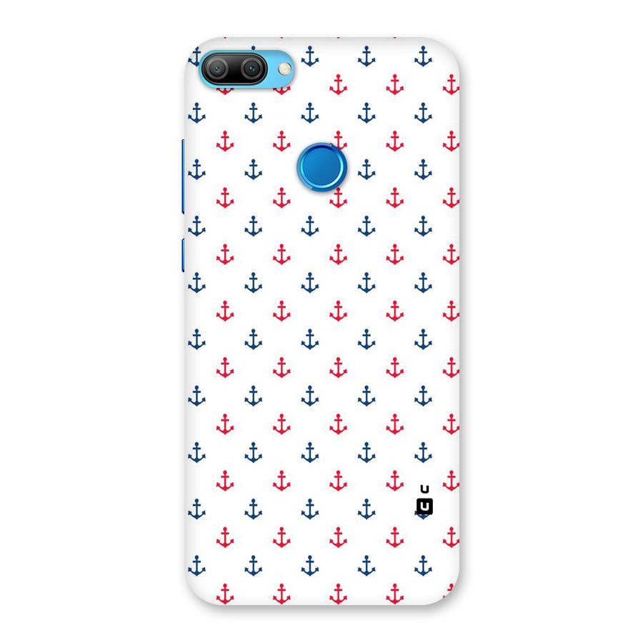 Minimal Anchor Pattern Back Case for Honor 9N