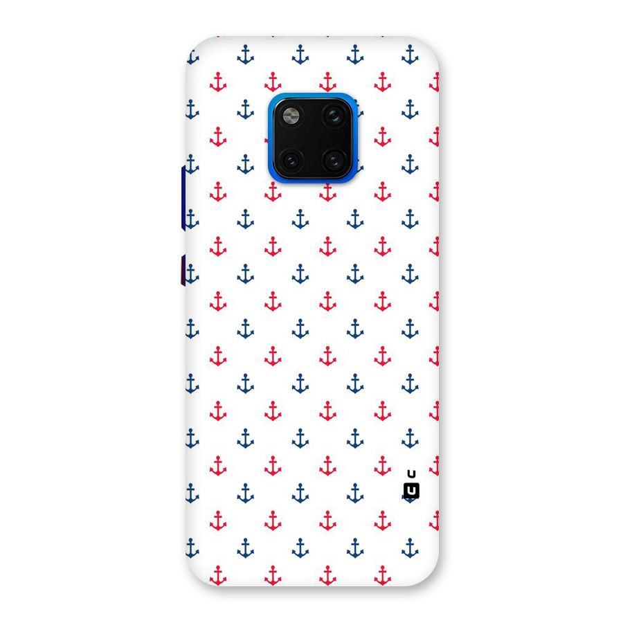 Minimal Anchor Pattern Back Case for Huawei Mate 20 Pro