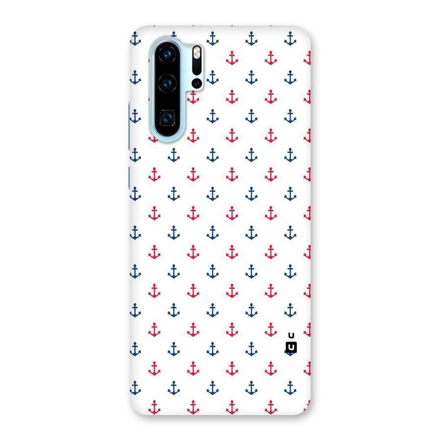 Minimal Anchor Pattern Back Case for Huawei P30 Pro