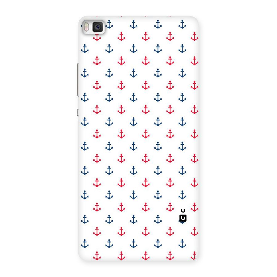 Minimal Anchor Pattern Back Case for Huawei P8