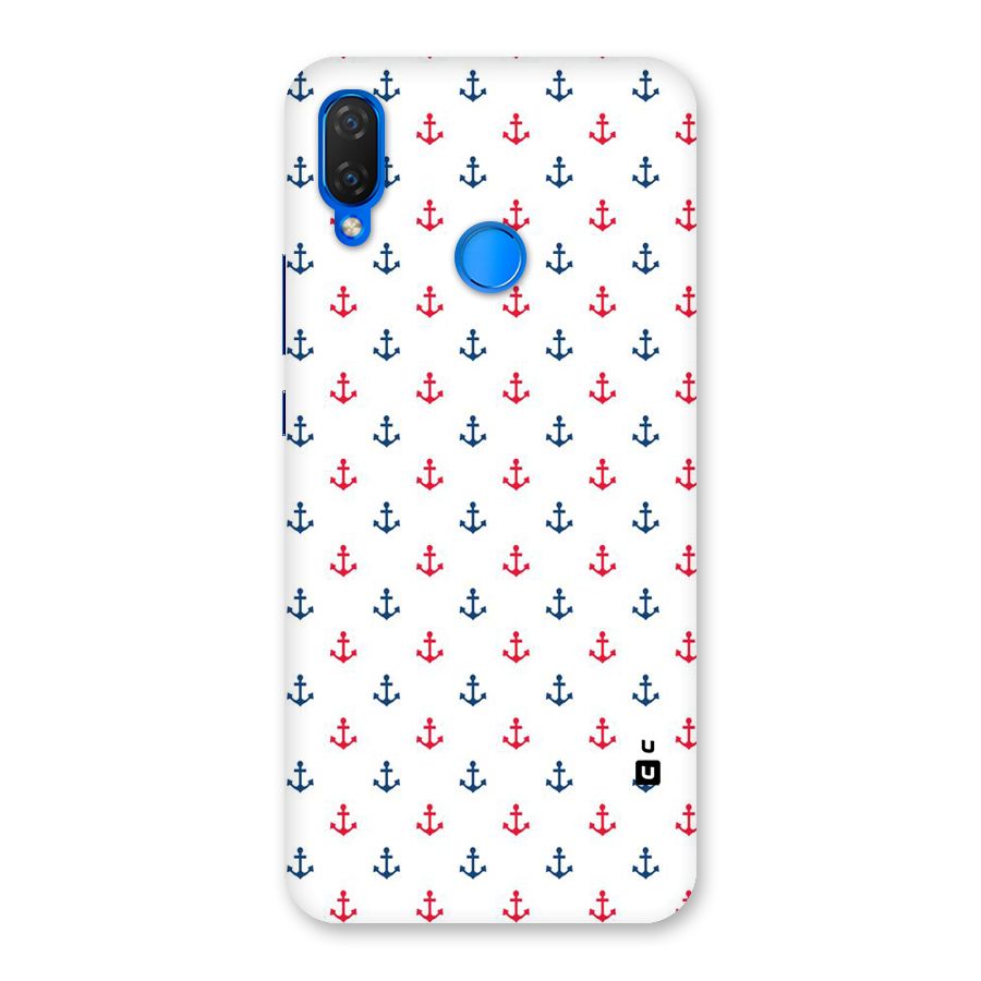 Minimal Anchor Pattern Back Case for Huawei P Smart+