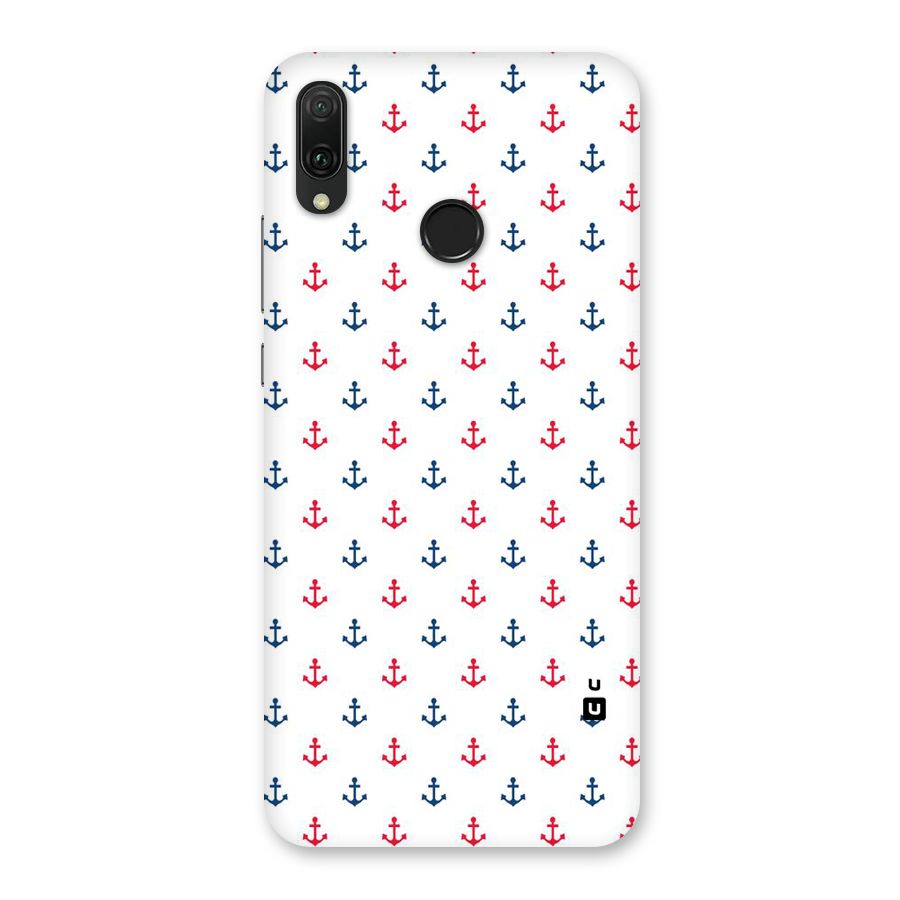 Minimal Anchor Pattern Back Case for Huawei Y9 (2019)