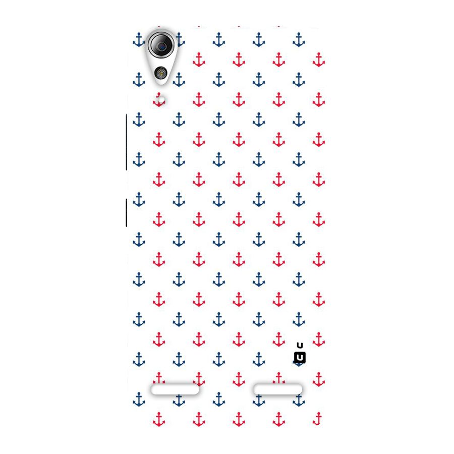 Minimal Anchor Pattern Back Case for Lenovo A6000 Plus
