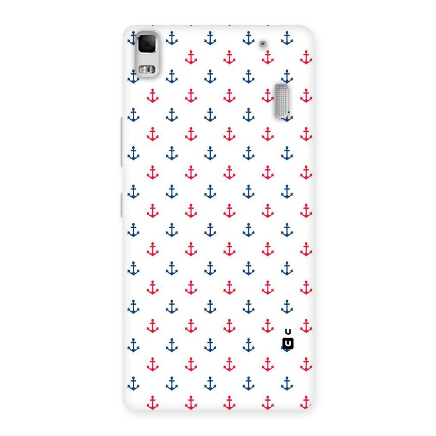 Minimal Anchor Pattern Back Case for Lenovo K3 Note