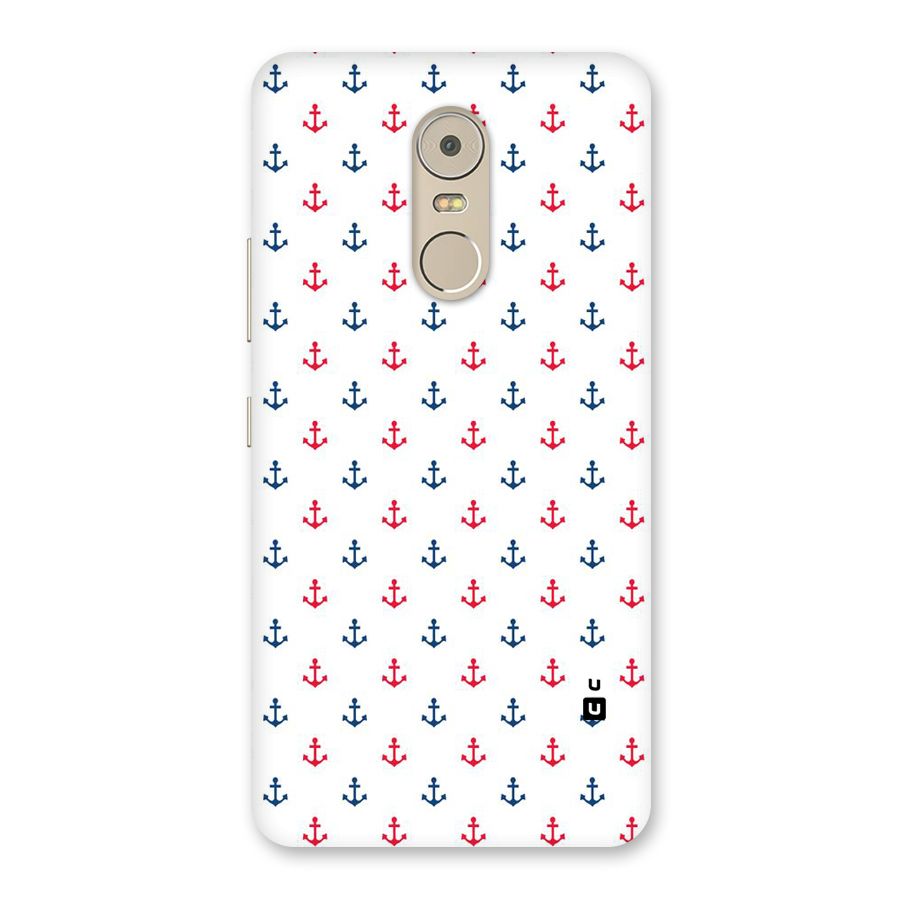 Minimal Anchor Pattern Back Case for Lenovo K6 Note
