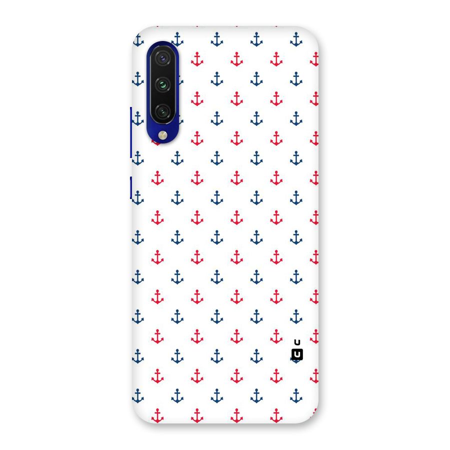 Minimal Anchor Pattern Back Case for Mi A3