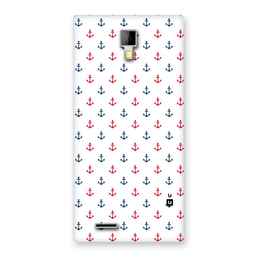 Minimal Anchor Pattern Back Case for Micromax Canvas Xpress A99