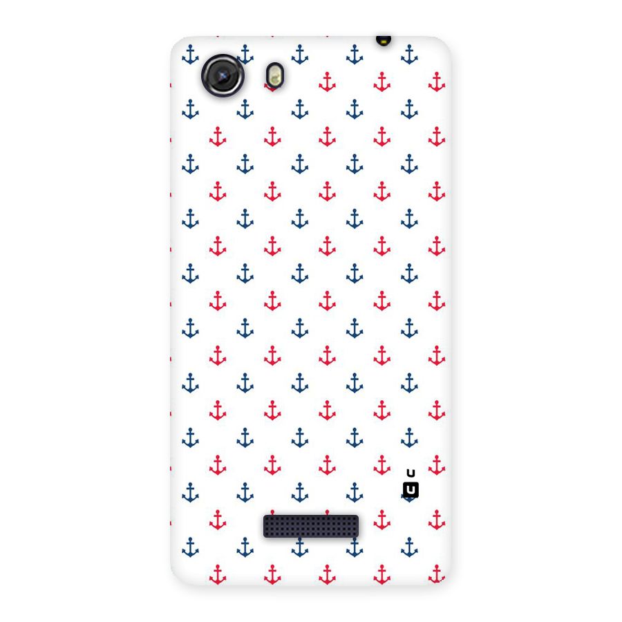 Minimal Anchor Pattern Back Case for Micromax Unite 3