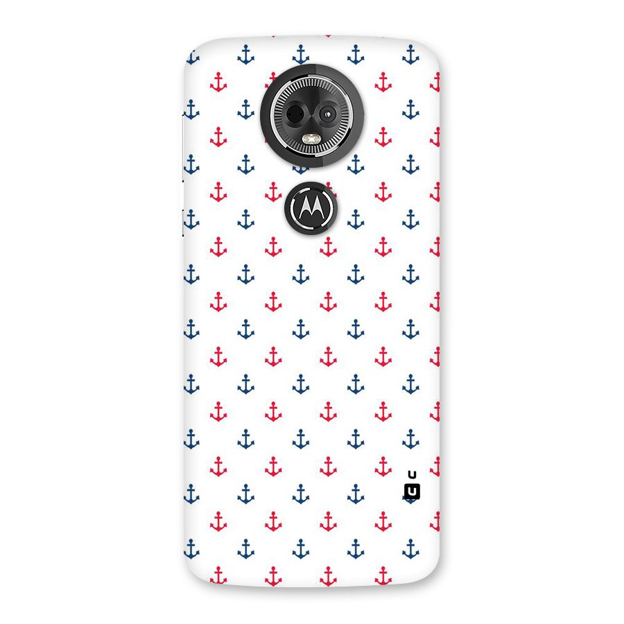 Minimal Anchor Pattern Back Case for Moto E5 Plus