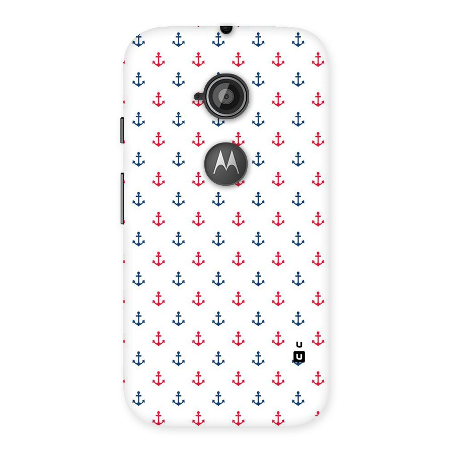 Minimal Anchor Pattern Back Case for Moto E 2nd Gen