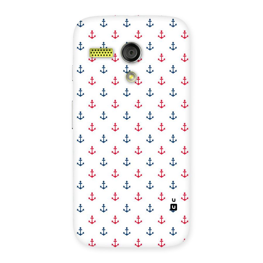 Minimal Anchor Pattern Back Case for Moto G