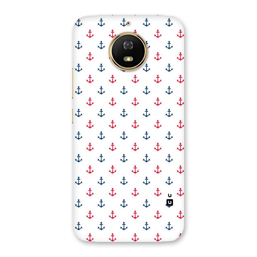 Minimal Anchor Pattern Back Case for Moto G5s