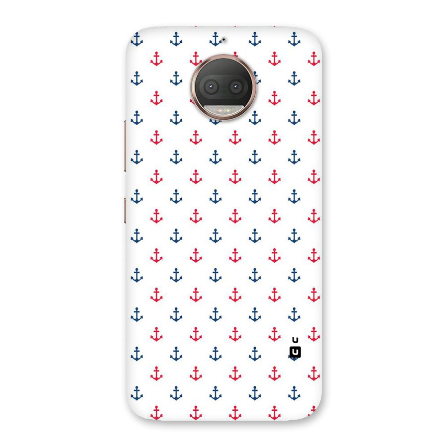 Minimal Anchor Pattern Back Case for Moto G5s Plus